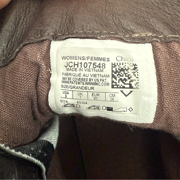 Chaco Sierra Boots Women's Size 9 Brown Waterproof Leather Hiking Shoes Gorpcore - Picture 12 of 12
